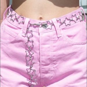 brandy melville star chain belt